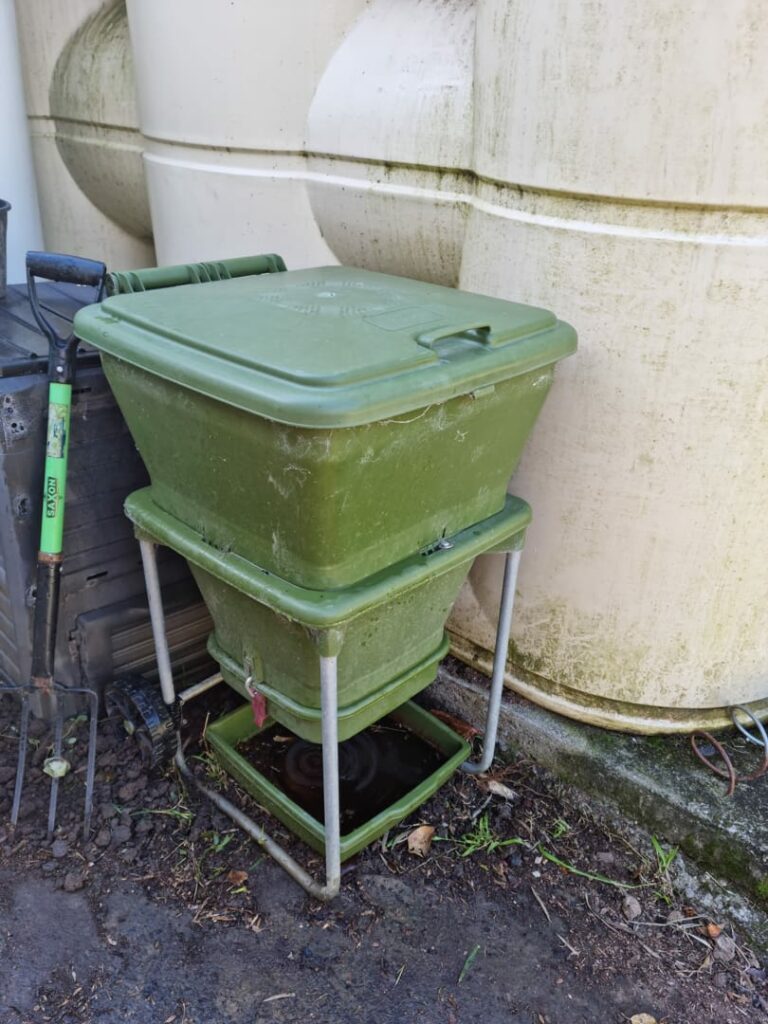 Our Hungry Bin that has been in use for over a year now